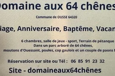 Feriehus Domaine Aux 64 Chenes Ousse